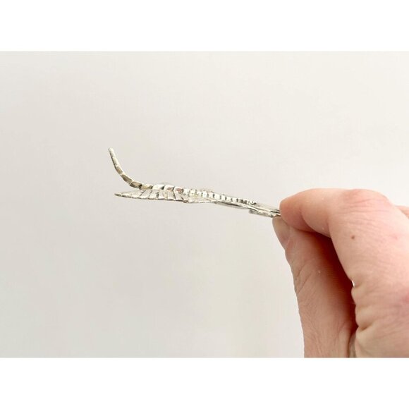 XL Figural Sterling by Cini Signed Vintage Duck in Flight 1950's Charm | Pendant - Picture 9 of 10